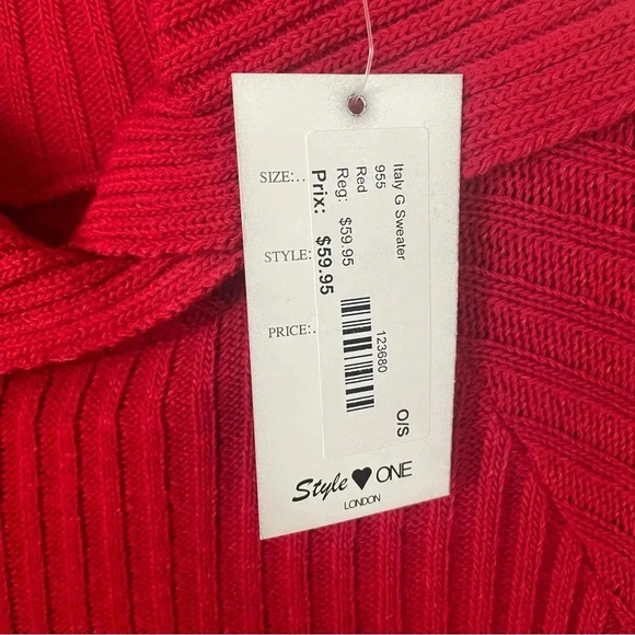 Style  One Ribbed Eyelet Sweater - Picture 3 of 9